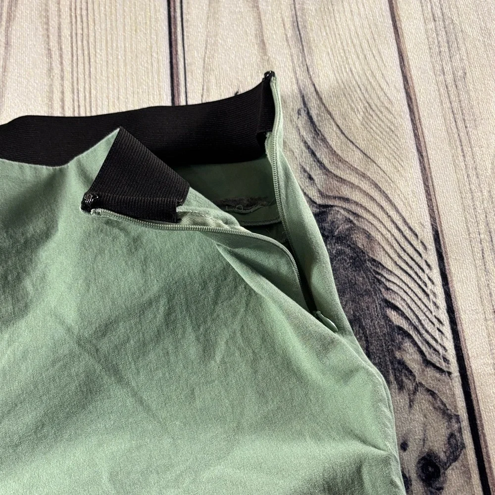 a new day Sage Green Side Zip Chinos Pants Spring Size 10 - Picture 4 of 11
